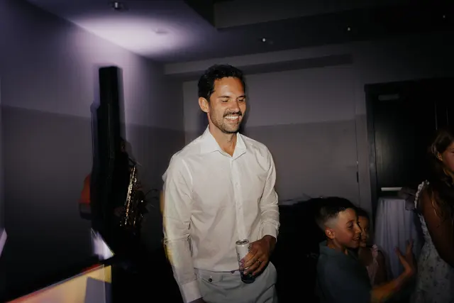 Danny enjoying the after party