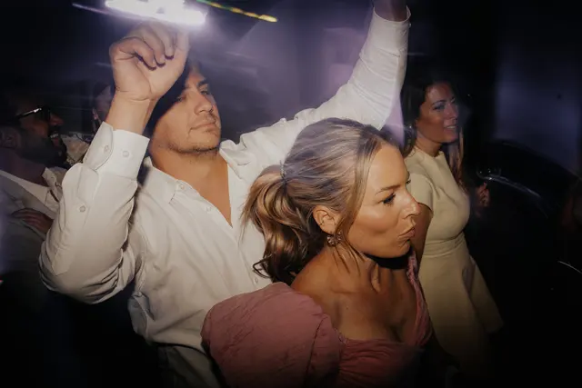 Guests dancing at the after party