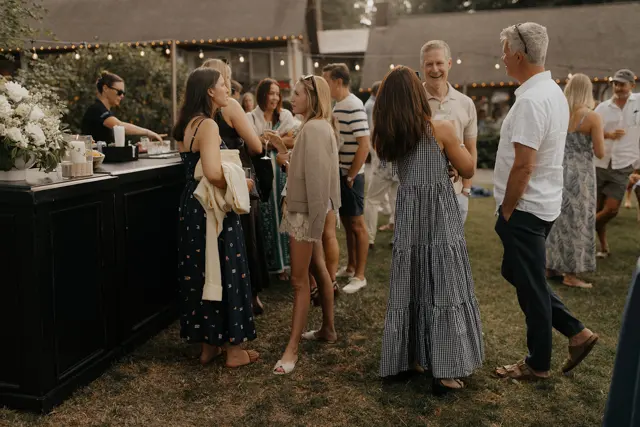The wedding celebration at Alderbrook