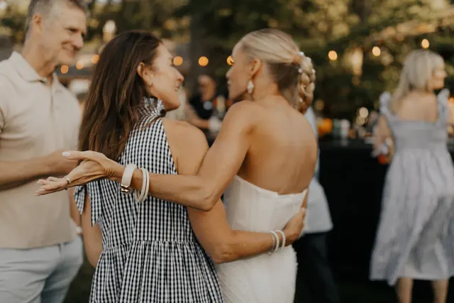 The wedding celebration at Alderbrook