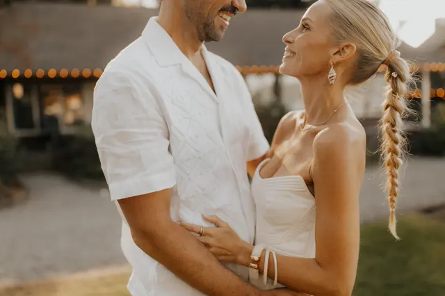 The wedding celebration at Alderbrook