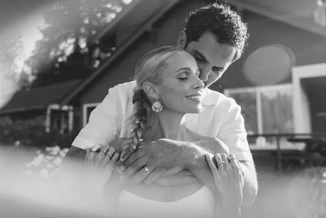The wedding celebration at Alderbrook