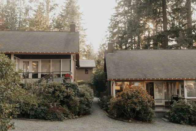 The wedding celebration at Alderbrook