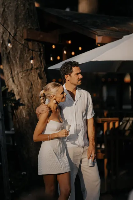 The wedding celebration at Alderbrook