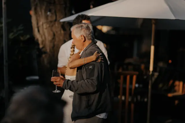 The wedding celebration at Alderbrook