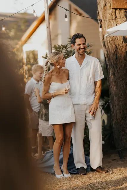 The wedding celebration at Alderbrook