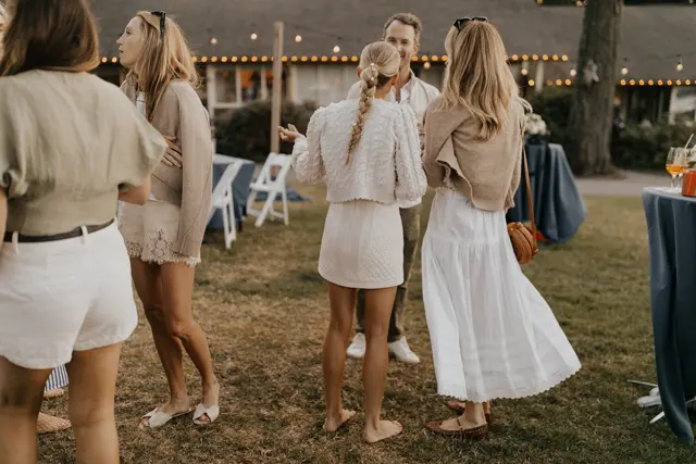 The wedding celebration at Alderbrook