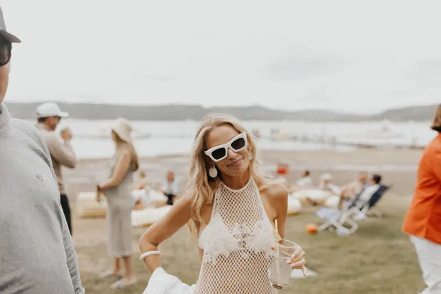 The wedding celebration at Alderbrook