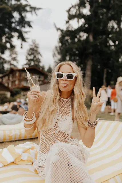 The wedding celebration at Alderbrook