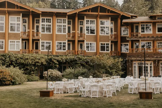 Family and friends at Alderbrook