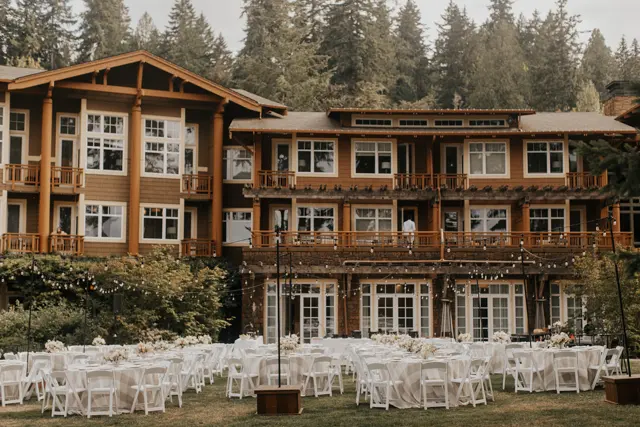 Family and friends at Alderbrook
