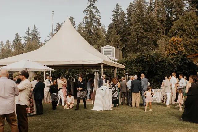 Family and friends at Alderbrook