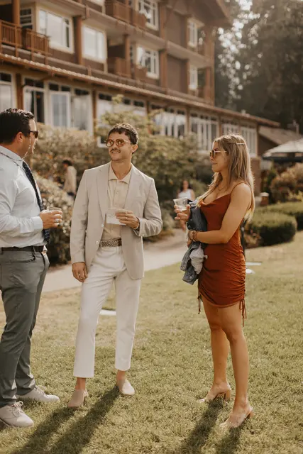 Family and friends at Alderbrook