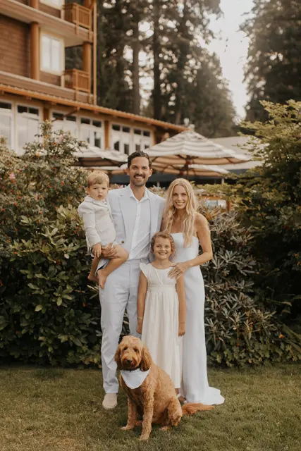 Family and friends at Alderbrook