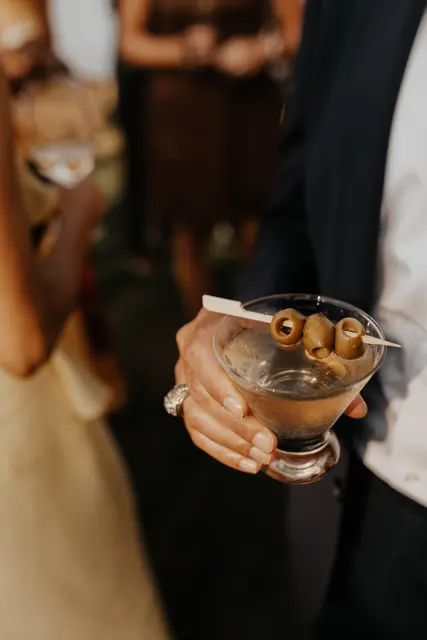 The wedding reception at Alderbrook