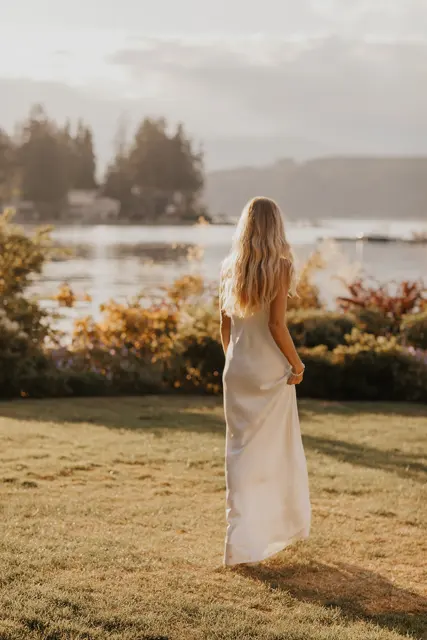 Katie and Danny celebrating at Alderbrook