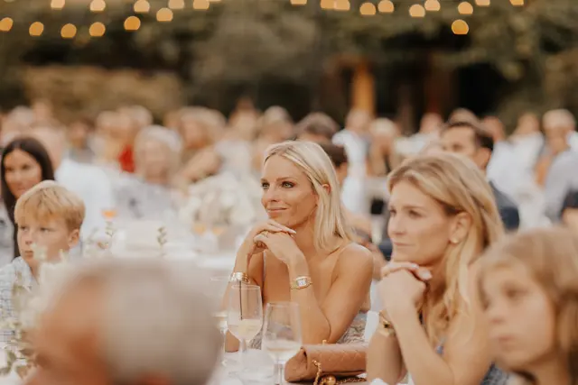 Wedding toasts and celebrations at Alderbrook