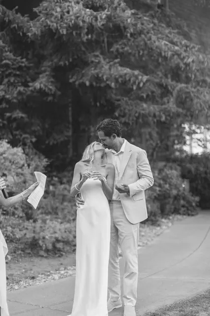 Wedding toasts and celebrations at Alderbrook