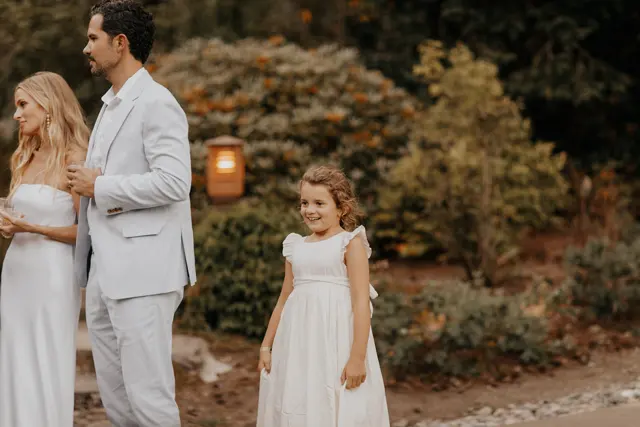 Wedding toasts and celebrations at Alderbrook