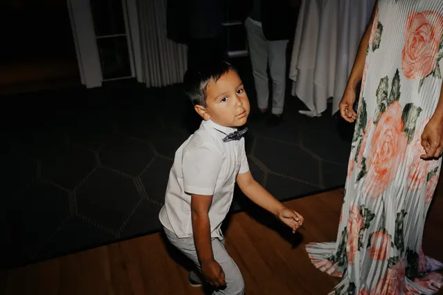 Dancing and celebrations at the wedding reception