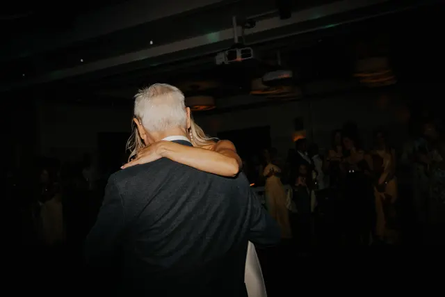 Dancing and celebrations at the wedding reception
