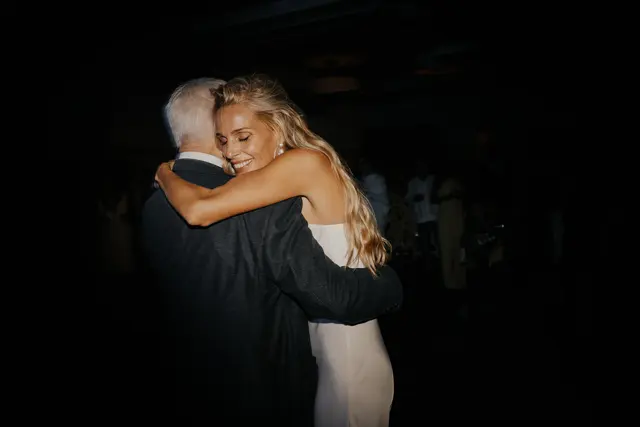 Dancing and celebrations at the wedding reception