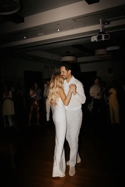 Dancing and celebrations at the wedding reception