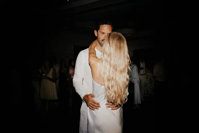 Dancing and celebrations at the wedding reception